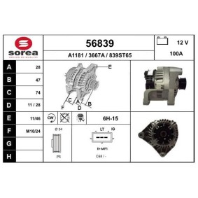 Köp Generator av EAI 56839 till det låga priset 1960,35 kr
