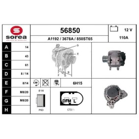 Köp Generator av EAI 56850 till det låga priset 2719,95 kr