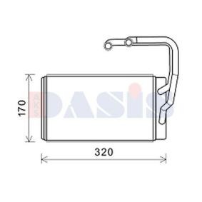 Acquista Scambiatore calore per riscaldamento abitacolo da AKS DASIS 569028N a buon mercato per soli 57,18 €
