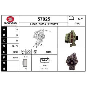 Köp Generator av EAI 57025 till det låga priset 1715,43 kr
