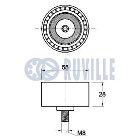Achetez des Jeu de courroies trapézoïdales à nervures RUVILLE 5708080 à prix pour 147,94 €