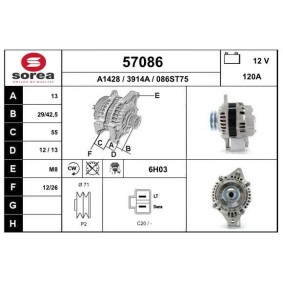 Köp Generator av EAI 57086 till det låga priset 3302,03 kr