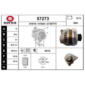 Köp Generator av EAI 57273 till det låga priset 1501,10 kr