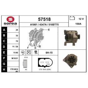Köp Generator av EAI 57518 till det låga priset 3151,47 kr