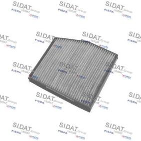 Achetez des Filtre d'habitacle SIDAT 578 à prix pour 22,91 €