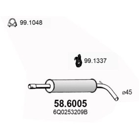Køb Mellempotte af ASSO 58.6005 til den lave pris 968,43 DKK