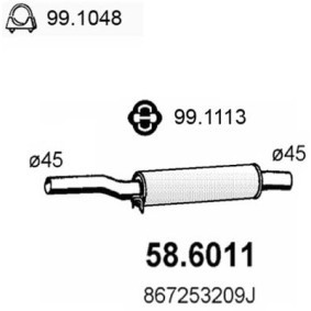 Køb Mellempotte af ASSO 58.6011 til den lave pris 930,93 DKK