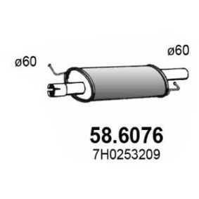Mittelschalldämpfer 58.6076