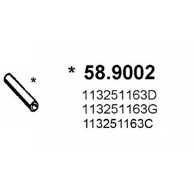 Abgasrohr 58.9002