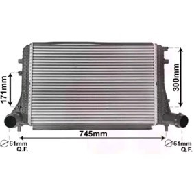 Kjøp Intercooler av VAN WEZEL 58004377 til den lave prisen 2319,22 NOK