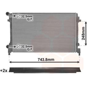 Kjøp Radiator, motorkjøling av VAN WEZEL 58012711 til den lave prisen 2432,50 NOK