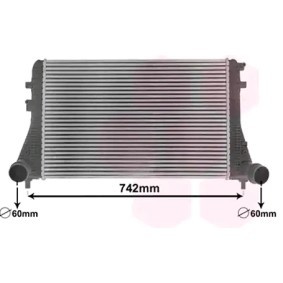 Kjøp Intercooler av VAN WEZEL 58014701 til den lave prisen 3339,87 NOK