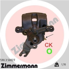 Comprar Pinza de freno de ZIMMERMANN 590.3.50027 a bajo precio de 194,05 €