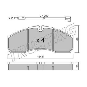 Acquista Kit pastiglie freni da TRUSTING 594.3W a buon mercato per soli 124,47 €