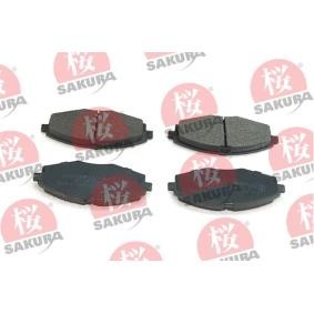 Köp Bromsbelägg av SAKURA 600-00-8370 till det låga priset 300,28 kr
