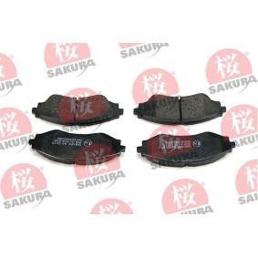 Köp Bromsbelägg av SAKURA 600-00-8380 till det låga priset 281,62 kr
