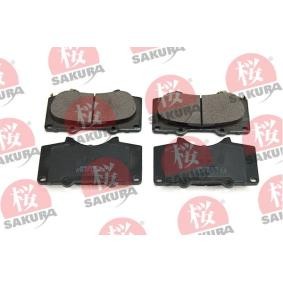 Köp Bromsbelägg av SAKURA 600-20-3885 till det låga priset 281,65 kr