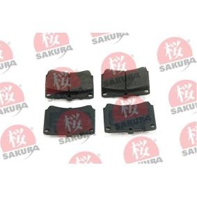 Köp Bromsbelägg av SAKURA 600-30-3540 till det låga priset 149,47 kr