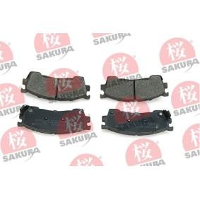 Köp Bromsbelägg av SAKURA 600-30-3580 till det låga priset 263,35 kr