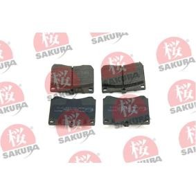 Köp Bromsbelägg av SAKURA 600-30-3620 till det låga priset 193,79 kr