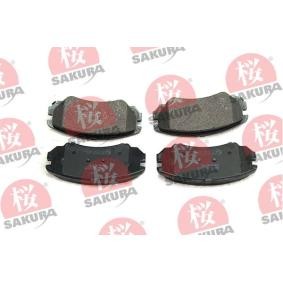 Köp Bromsbelägg av SAKURA 600-40-4780 till det låga priset 339,09 kr