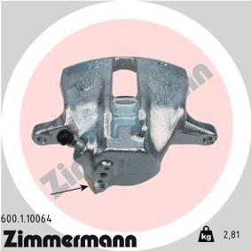 Kjøp Bremsecaliper av ZIMMERMANN 600.1.10064 til den lave prisen 863,17 NOK