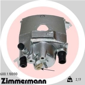 Kjøp Bremsecaliper av ZIMMERMANN 600.1.10090 til den lave prisen 1184,36 NOK