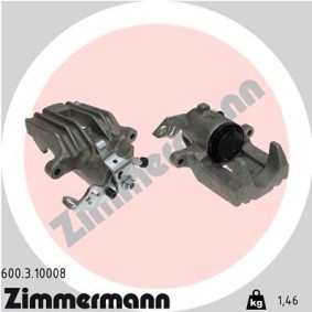 Kjøp Bremsecaliper av ZIMMERMANN 600.3.10008 til den lave prisen 1525,65 NOK