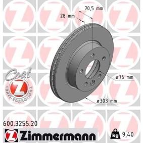 Bremsscheibe 600.3255.20
