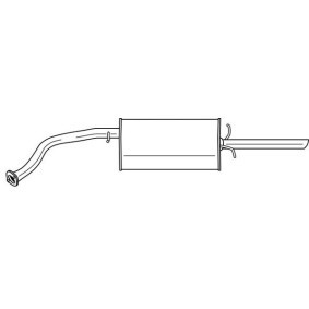 Comprar Silenciador trasero de SIGAM 73604 a bajo precio de 92,08 €