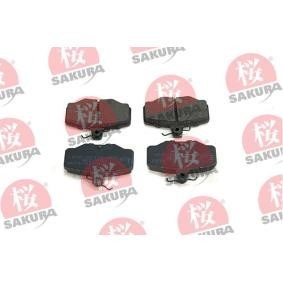 Acquista Kit pastiglie freni da SAKURA 601-10-4100 a buon mercato per soli 29,40 €