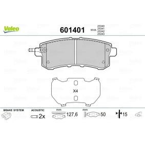 Acquista Kit pastiglie freni da VALEO 601401 a buon mercato per soli 56,43 €