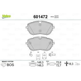 Comprar Juego de pastillas de freno de VALEO 601472 a bajo precio de 61,28 €