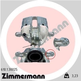 Kjøp Bremsecaliper av ZIMMERMANN 610.1.30025 til den lave prisen 1553,42 NOK