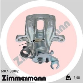 Kjøp Bremsecaliper av ZIMMERMANN 610.4.30002 til den lave prisen 1616,48 NOK