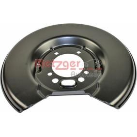 Compre Chapa deflectora, disco de travão da METZGER 6115114 a um preço baixo por 26,23 €