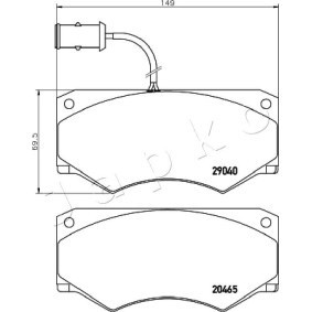 Kurbelwellenlagersatz 61158A