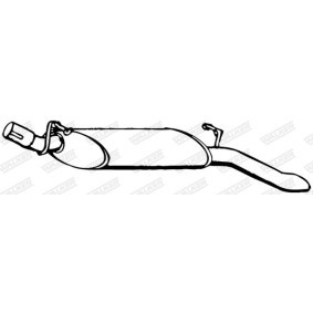 Acquista Marmitta da WALKER online per Cavalier Mk2 Sedan (J82) a prezzi moderati