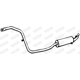Mittelschalldämpfer von WALKER 09083