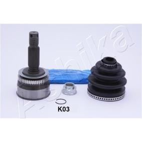 Comprar Juego de articulación, árbol de transmisión de ASHIKA 62-0K-K03 a bajo precio de 40,28 €