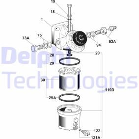Køb Brændstof-filter af DELPHI 6260B640B til den lave pris 917,21 DKK