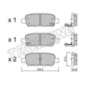 Acquista Kit pastiglie freni da TRUSTING 628.0 a buon mercato per soli 75,02 €