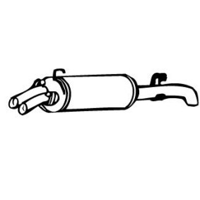 Endschalldämpfer von VEGAZ für Senator Mk2 (B) (V88) günstig online kaufen
