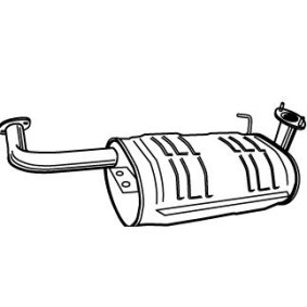 Mittelschalldämpfer OS-376