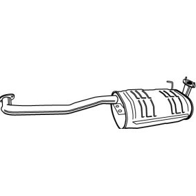 Mittelschalldämpfer OS-377