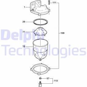 Köp Kabelreparationssats, lambdasond av DELPHI 6407-617 till det låga priset 636,09 kr