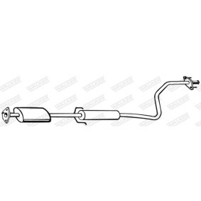 Achetez des Silencieux intermédiaire WALKER 18124 à prix pour 96,36 €
