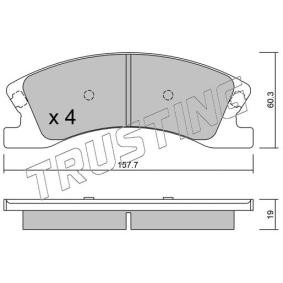 Compre Pastilhas de travão da TRUSTING 642.0 a um preço baixo por 99,72 €