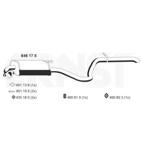 Endschalldämpfer von ERNST für i30 CW (FD) günstig online kaufen