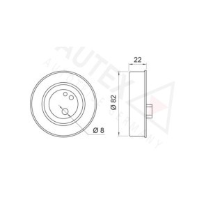 Spannrolle, Zahnriemen 654220